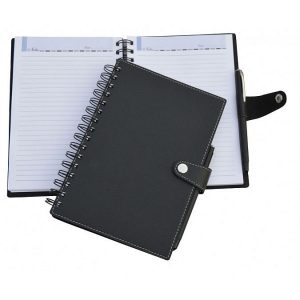 A 5 Wire-O Dateless Diary With Pen (176 Pages)