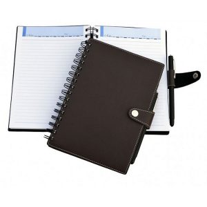 A 5 Wire-O Dateless Diary With Pen (176 Pages)