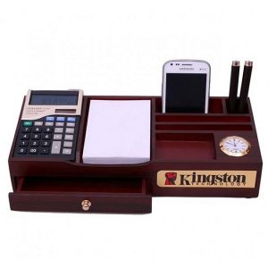 Multipurpose Penstand With Calculator Watch Slip Pad & Mobile Holder