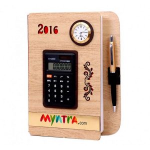 Chief Diary Engineering With Calculator ,Watch & Ball Pen