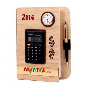 Chief Diary Engineering With Calculator ,Watch & Ball Pen