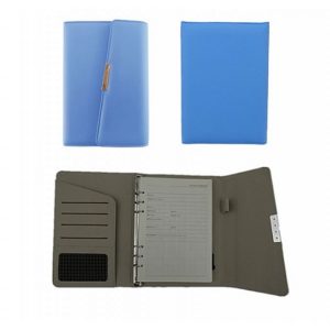 A5 Size PU Clutch Bag Style Notebook + 4000mah Power Bank