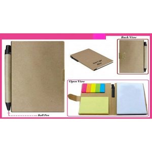 Eco Friendly Mini Sticky Pad With Ball Pen